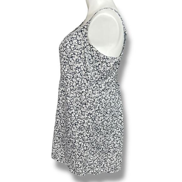 Old Navy Womens Floral Sundress Sleeveless Scoop Neck Smocked Pockets XXL Petite - Picture 4 of 8
